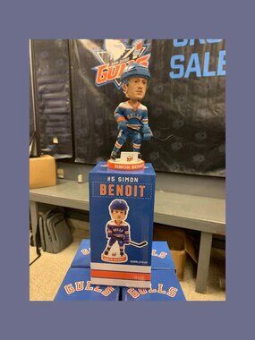 San Diego Gulls Simon Benoit #5 Bobblehead AHL Forever Collectibles NIB